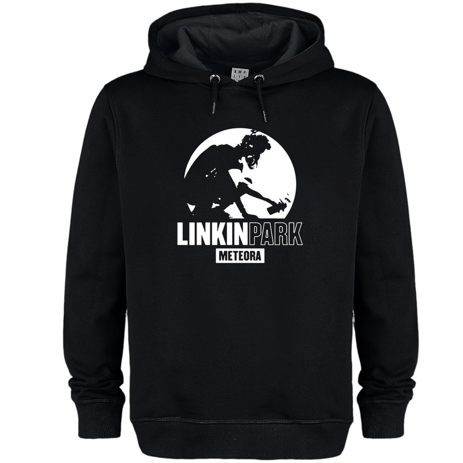 Amplified Unisex Adult Meteora Moon Linkin Park Hoodie (3XL) (Black)