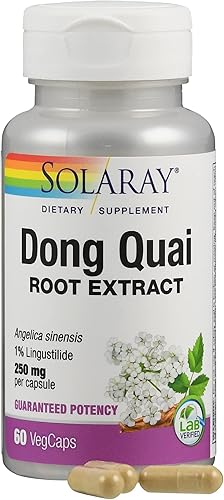 Miniatura 4 de Solaray Extracto de raíz de Dong Quai, 250 mg, 60 unidades