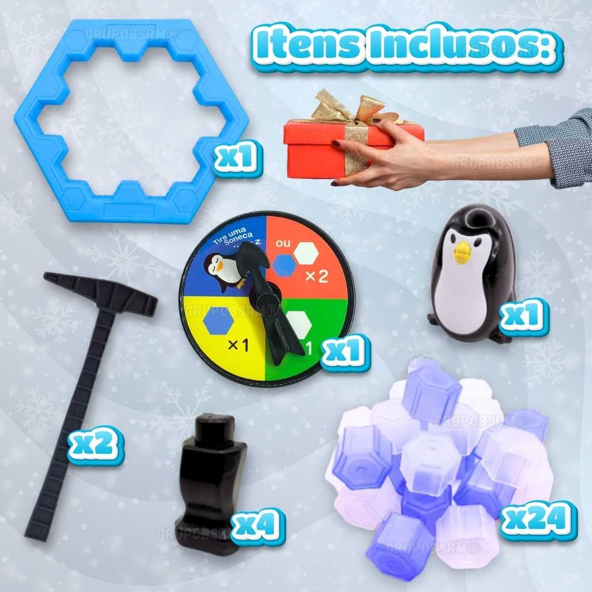 Jogo Pinguim Quebra Gelo Numa Fria Tamanho Jogos De Mesa Brinquedo Infantil Criança Jogo Pinguim Quebra Gelo Numa Fria Tamanho Jogos De Mesa Brinquedo Infantil Criança