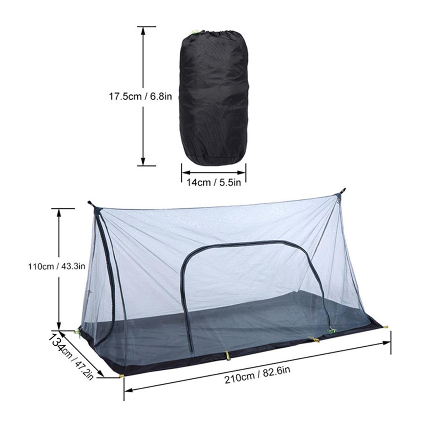 Rete da Campeggio con Rete, Fliegennetz-Bettnetze, Ultraleichtes | Schutznetz mit Feinsten Löchern, Wasserabweisendes Netznetz für Outdoor-Reiseutensilien