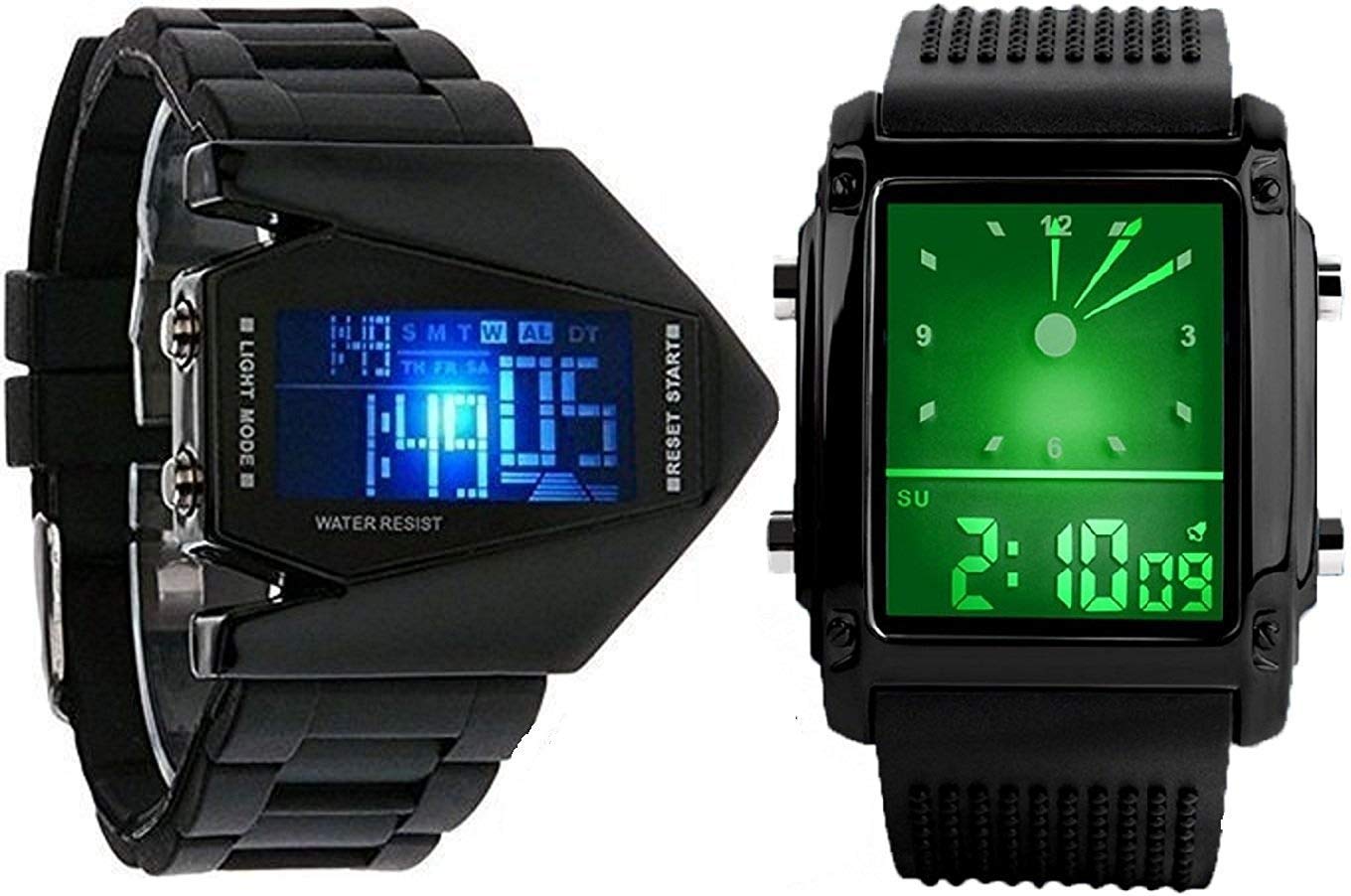 Pappi-Haunt - Combo of 2 LED Aircraft Model with Light - Digital Display & Square Model Digital Led Watch for Boys, Men (B01IRVBEPS) Amazon Price History, Amazon Price Tracker