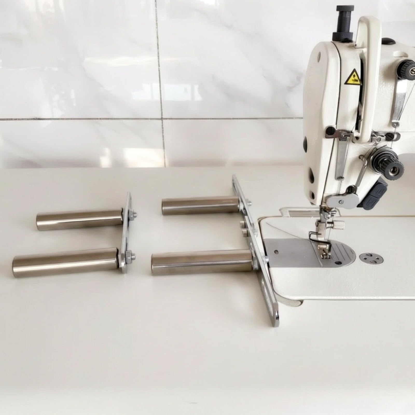 Abridor Secciones es Ropa | Profesional, Accesorio con Rodillos Metálicos para Costura, Resistente Al Óxido, Cama Plana Doble