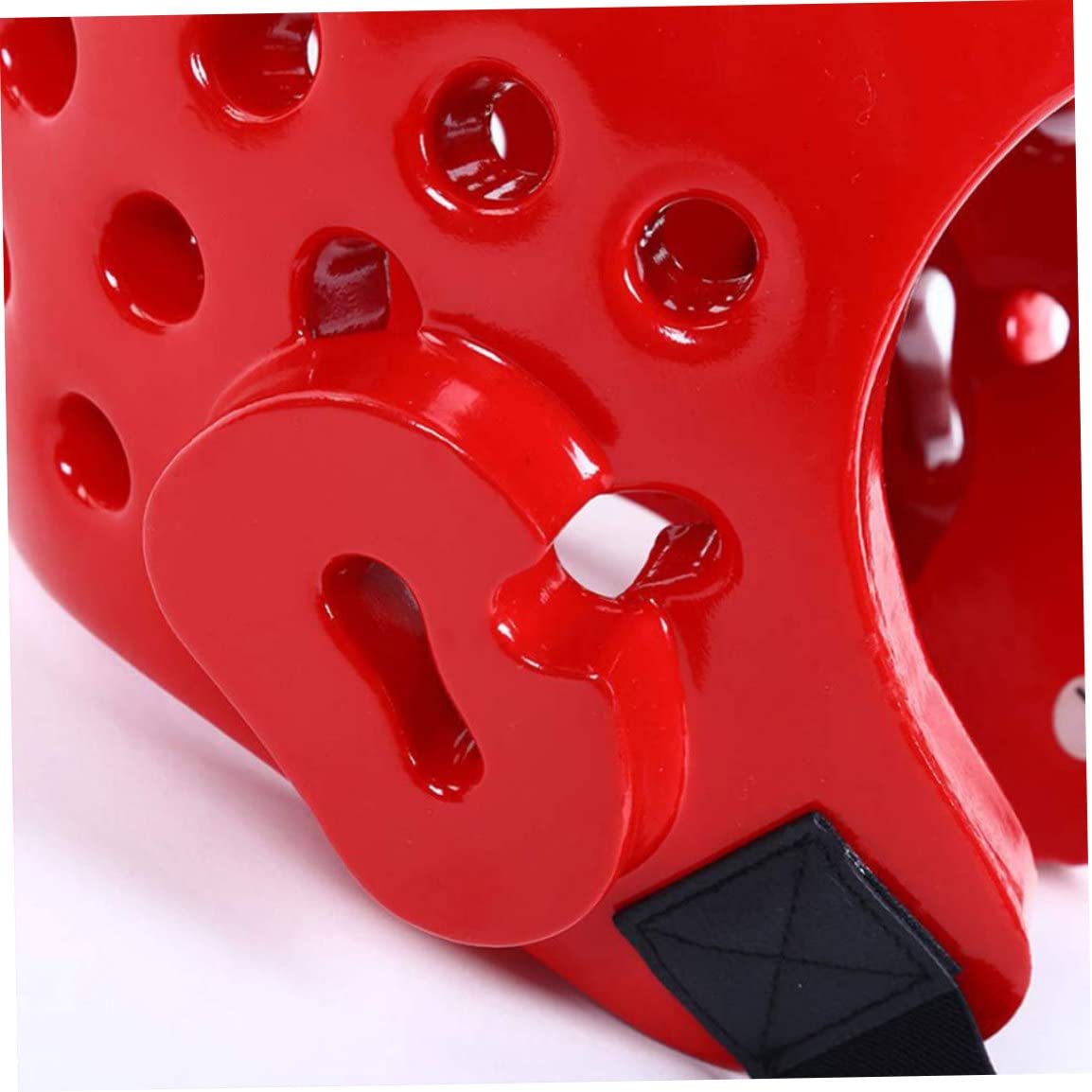 Copricapo da kickboxing, caschetto da boxe rosso taglia M per allenamento di kickboxing e combattimento, equipaggiamento protettivo adatto sia per adulti che per bambini