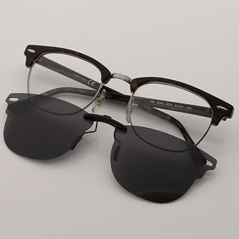 COODY Polarized CLIP-ON Sunglasses for Ray-Ban RB5154 49x21 51x21 Size Multicolor Option