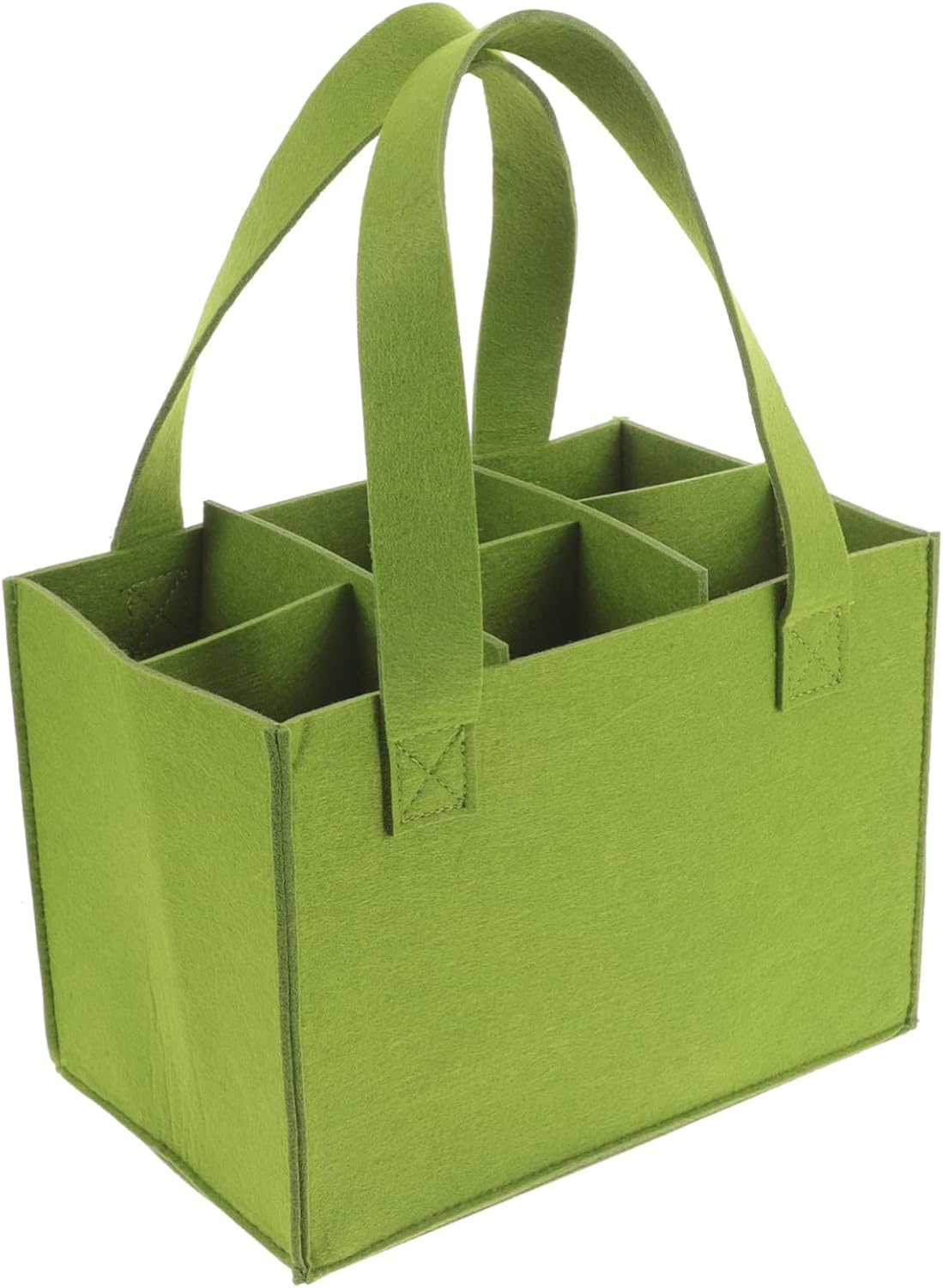 Alipis Wine Bottle Carrier with Handle Portable Wine Storage Bag for Two Bottles Felt and Material for Transporting Stylish Design for Home Organization