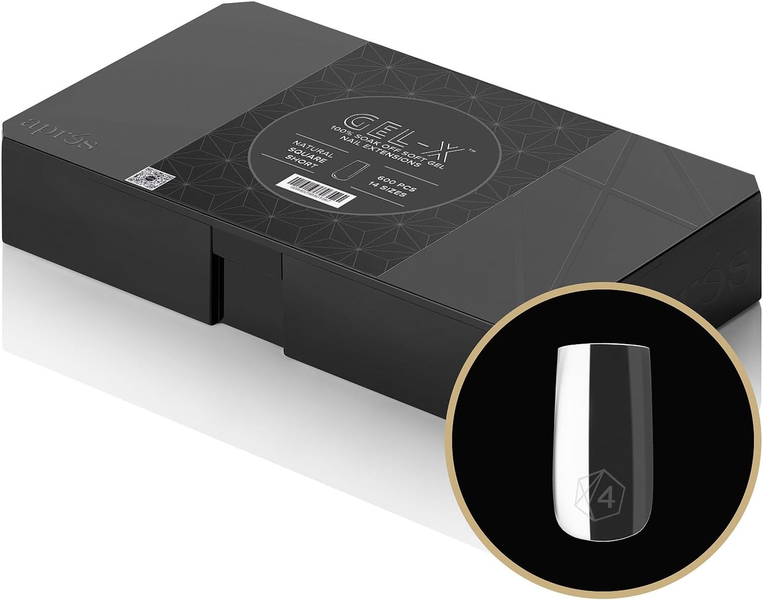 Gel X Nail Tips 2.0 Set - Natural Square Short