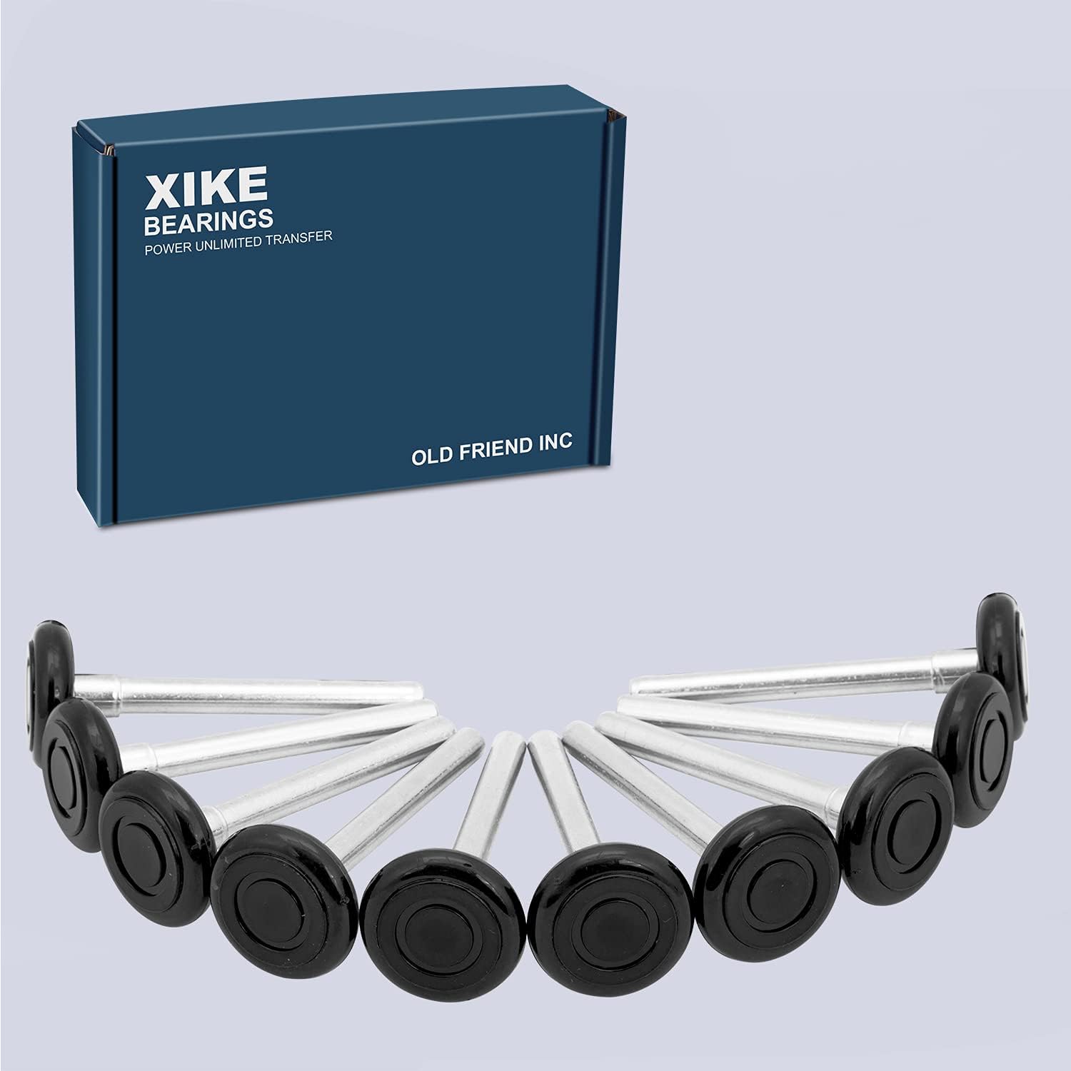 XiKe 10 Pack New Upgrade 2" Nylon Garage Door Roller 4" Stem, MAX Quiet and WaterproofTypes - Black : Tools & Home Improvement