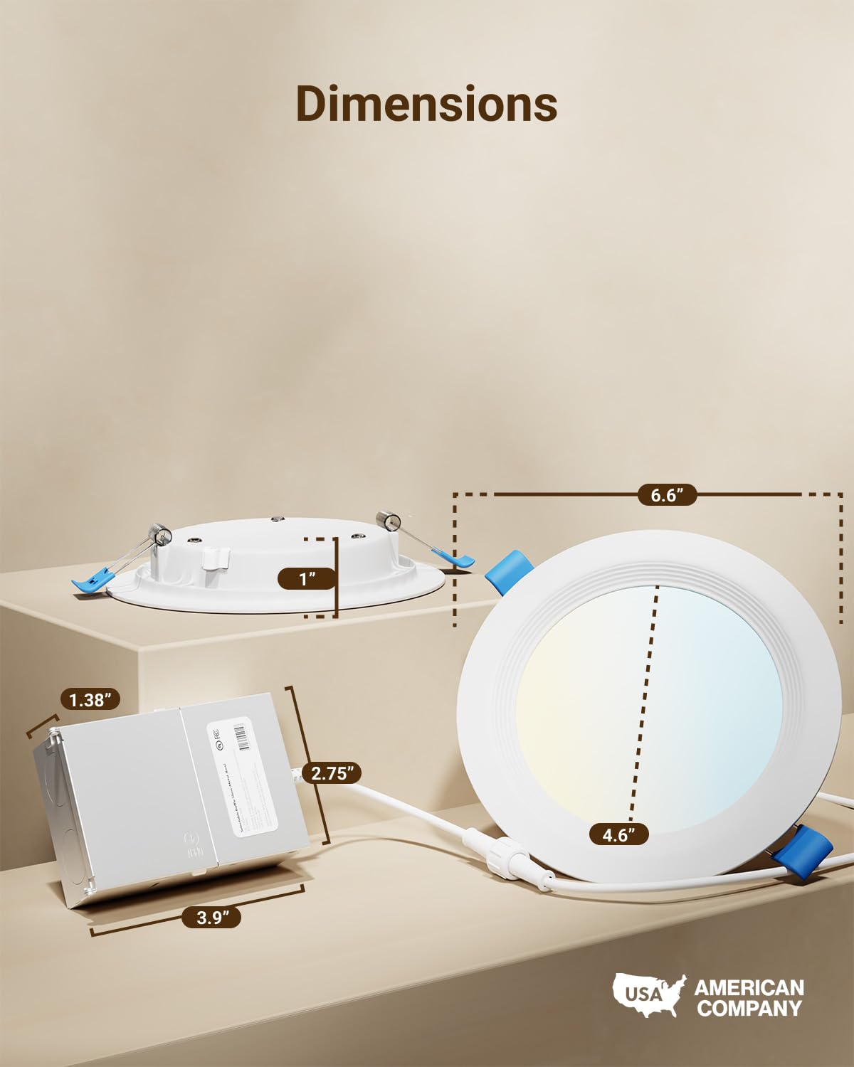 Sunco LED Recessed Lights - 24 Pack, Dimmable -6