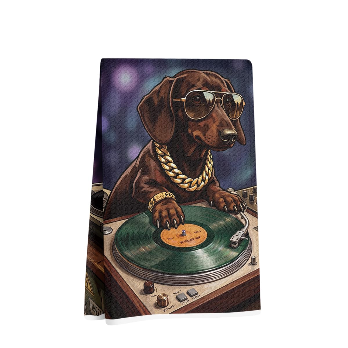 Funny Dachshund Kitchen Towels, Dachshund Gifts Reusable Dish Towels