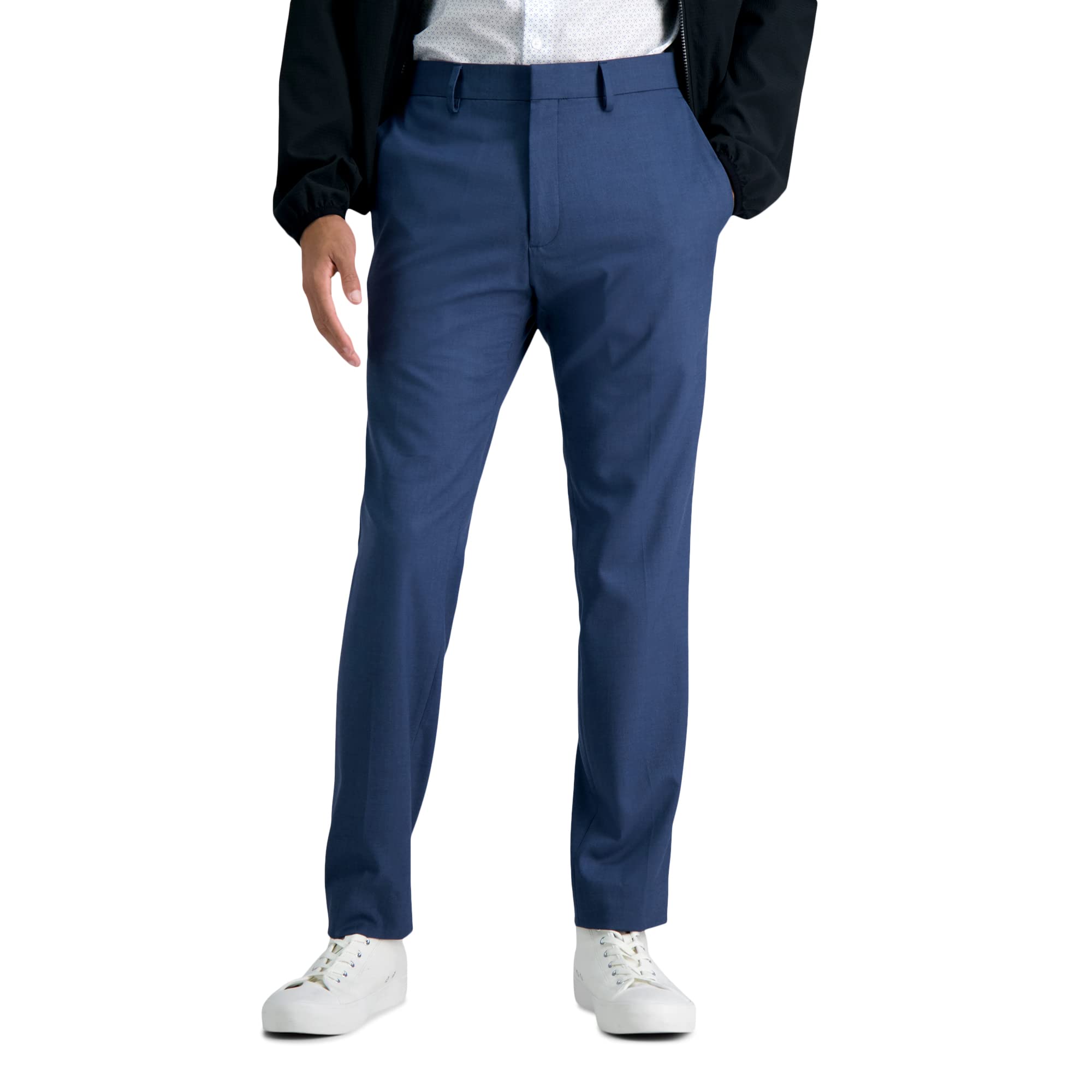 Kenneth Cole Reaction Men's Solid Performance Slim Fit Dress Pant