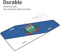 Vista 7 de Placa de matrícula de aluminio para automóvil de 6 x 12 pulgadas, placa frontal de metal novedosa, etiqueta frontal de automóvil, accesorios