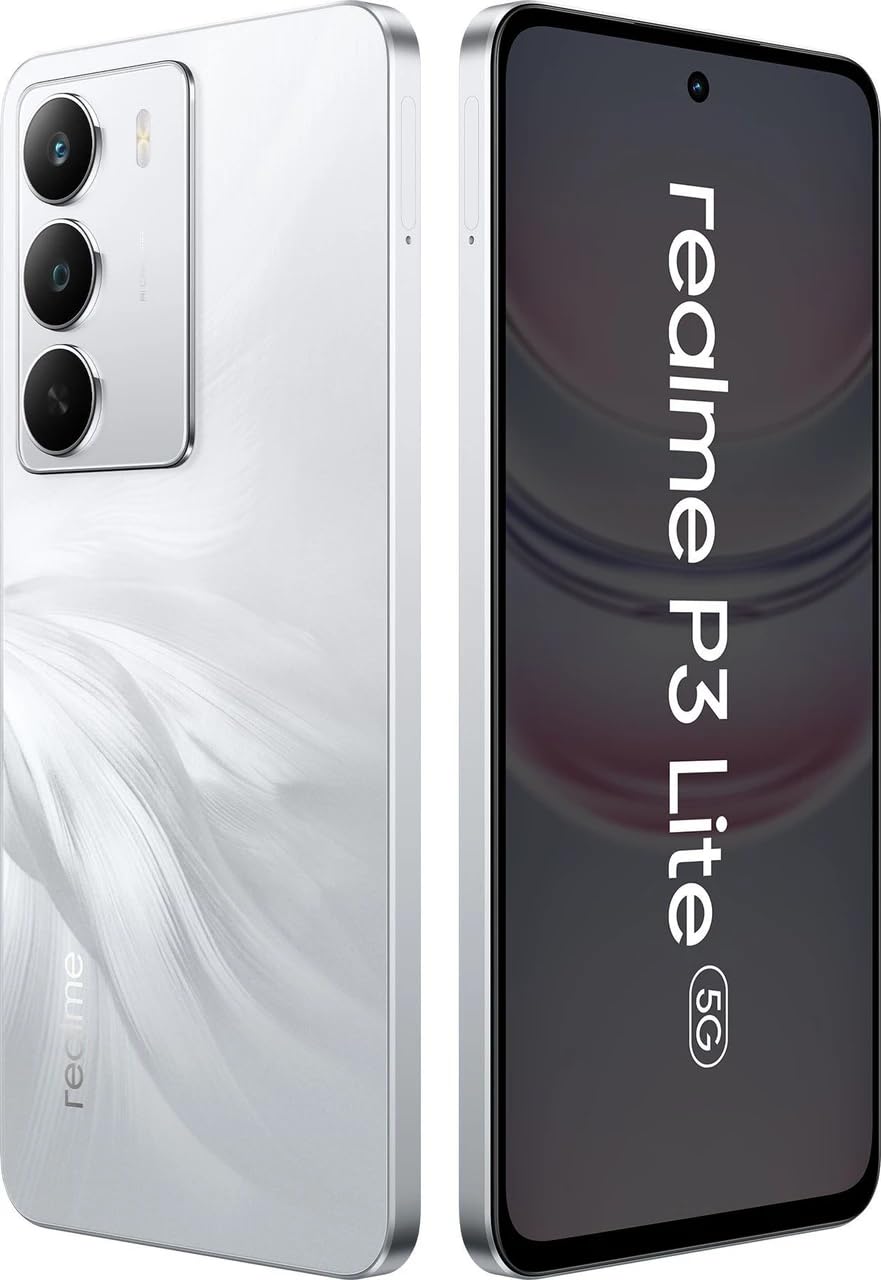 realme P3 Lite 5G (Lily White, 4GB RAM, 128GB Storage) | 6000mAh
