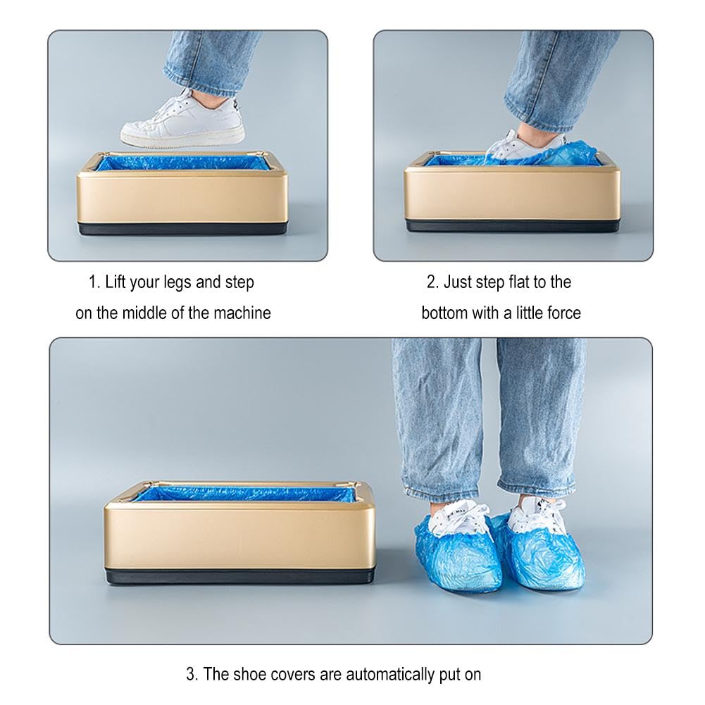Distributeur automatique de couvre-chaussures, 200 couvre-chaussures jetables, distributeur pratique pour la maison, le bureau, le supermarché, l'usine et l'hôpital