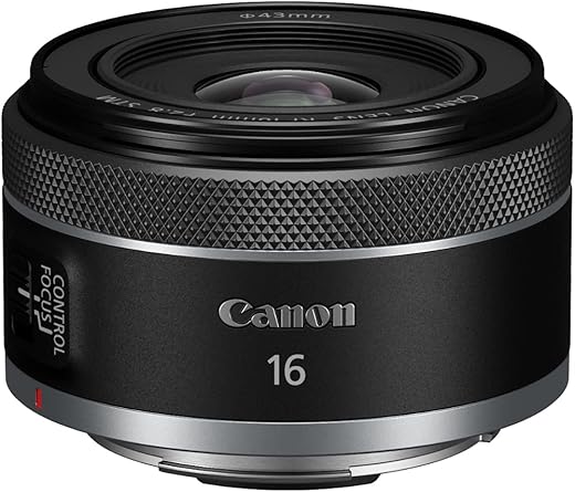 Canon RF16mm F2.8 STM Lens (Black)