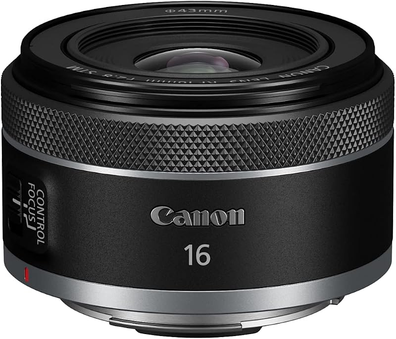 Canon RF16mm F2.8 STM Lens, Ultra Wide-Angle, Fixed Focal Length Prime Lens, Compatible with EOS R Series Mirrorless Cameras, Black | Compatible with EOS R Series Mirrorless Cameras, Ultra Wide-Angle, Fixed Focal Length Prime