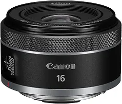 Canon Lente RF16 mm F2.8 STM, lente ultra grande angular, distância focal fixa, compatível com câmeras mirrorless da série EOS R, preta