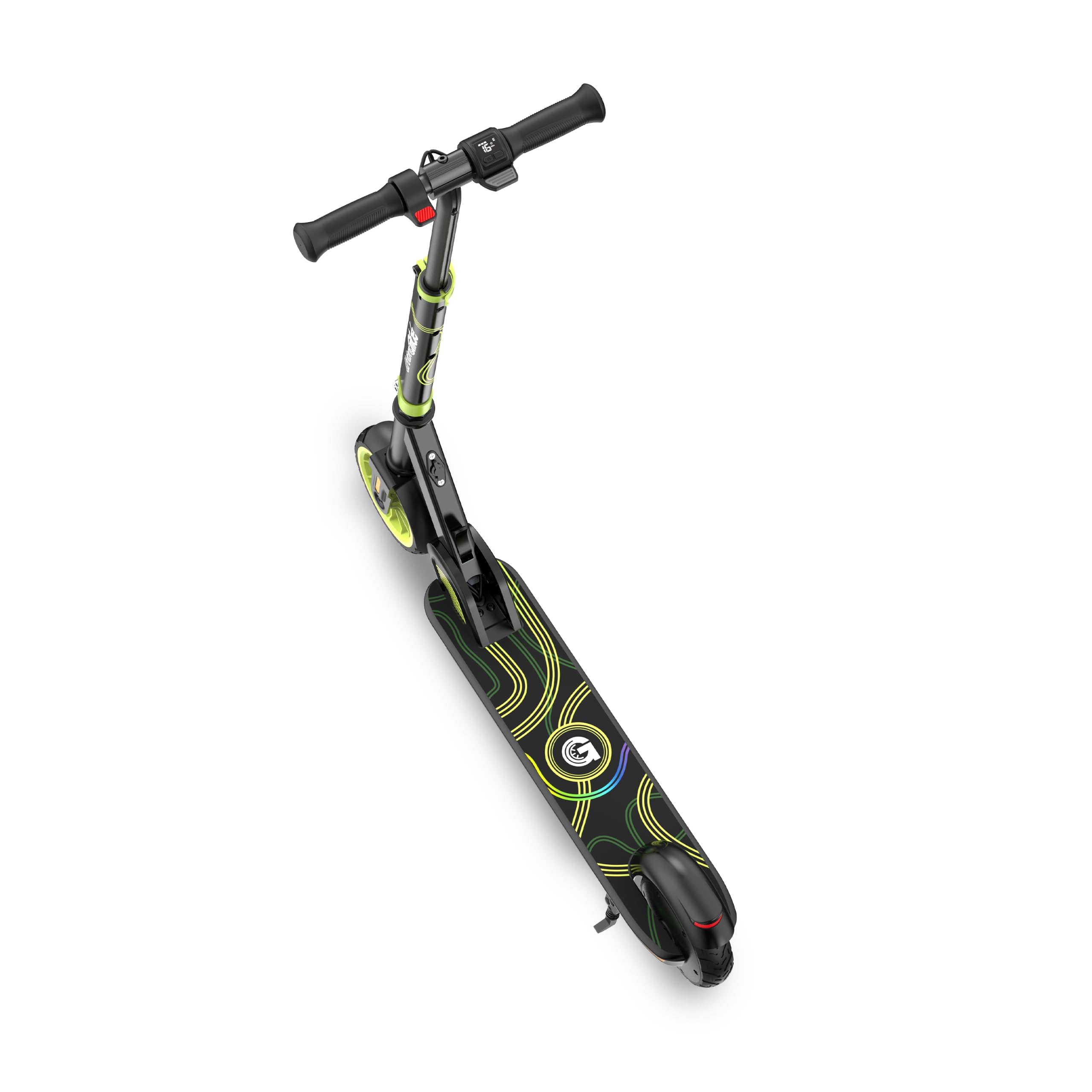 UrbanGlide Flash - Monopattino elettrico per bambini 6 anni+ | 16 km/h | Luci LED RGB | 6,5 kg