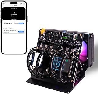 New Smart app Custom Firmware NerdOCTaxe Rev3.1 Hydro Bitcoin Miner | Remote Control Bitcoin Miner Scheduled Power on/Off , Bitaxe Miner 12TH/s ASIC BM1370 Chip Solo Lottery BTC Miner