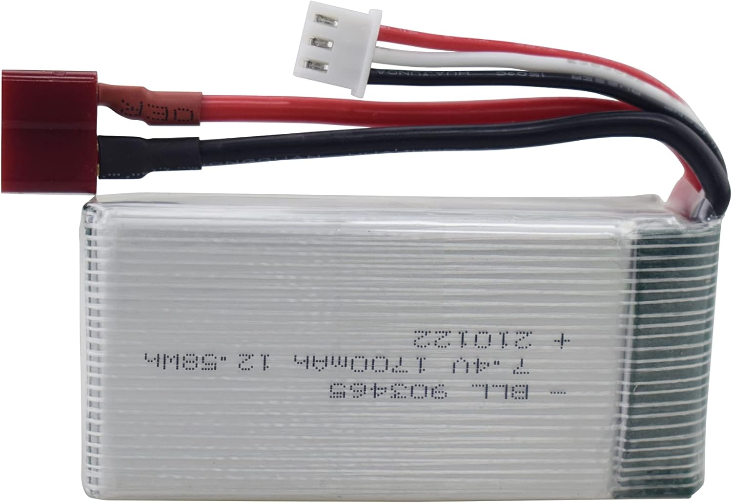 Fytoo 3PCS 7.4V 1700mah Li Battery & 1 pallet 3 Charging Conversion Cable for 9200 9200E 9205E 9202E 9203E 9204E 9206E HB101 2.4G 1:10 Full-scale RC Four-wheel Drive High-Speed off-road RC Car Battery