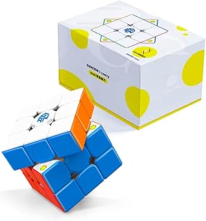 GAN 356 i Carry Speed Cube, 3x3 GAN Magnetic Cube with CubeStation App, Stickerless Cube Toy Gift for Kids,Children,Adults