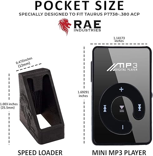 Miniatura 7 de Cargadores de velocidad RAEIND para cargadores Beretta M418 .25 ACP Single Stack (.25 ACP - Beretta 418)