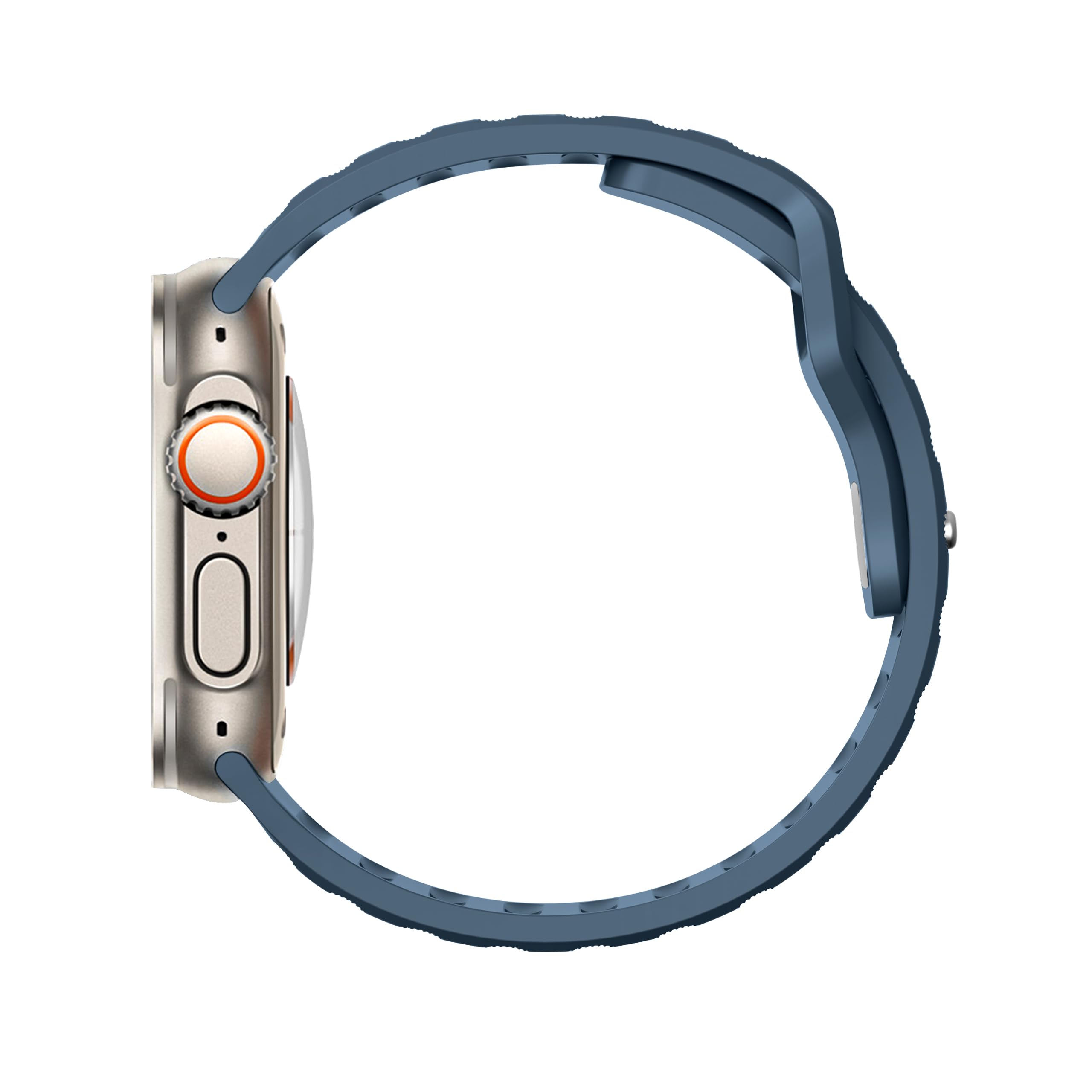 ELETTRONEO UC1 Straps for Apple Watch Band Silicone series Ultra 2 49mm, Series 10 46mm, 9 8 7 45mm 41mm, SE 6 5 4 44mm 40mm - Image 4