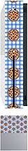 'Disagu SF de SDI de 5165 _ 901 Diseño Protector de Pantalla para Microsoft Xbox One S Tumbado Diseño de Pizza Cuadros, Color Azul Transparente