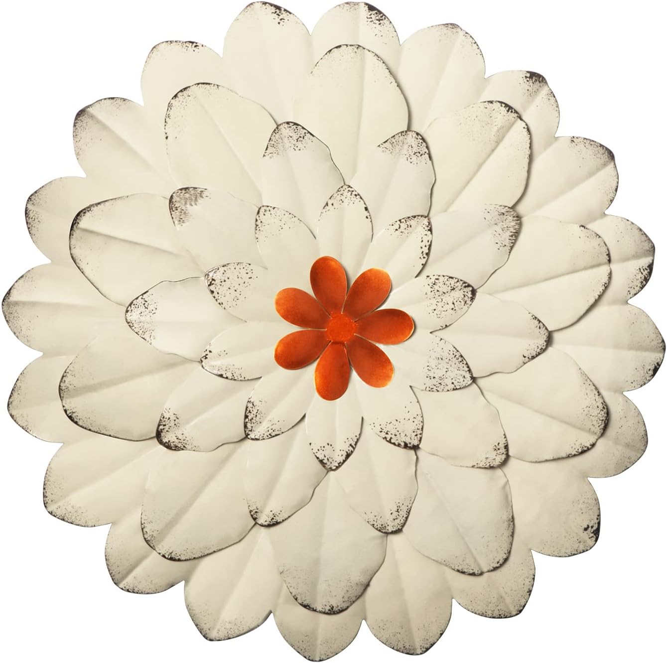 White Metal Flower Wall Decor Metal Flowers Outdoor Wall