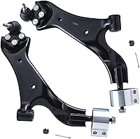 Vista 244 de Detroit Axle - Kit de suspensión frontal de 10 piezas para Dodge Avenger 2008-2014, Chrysler Sebring 2007-2010, 2 brazos de control inferiores, 2