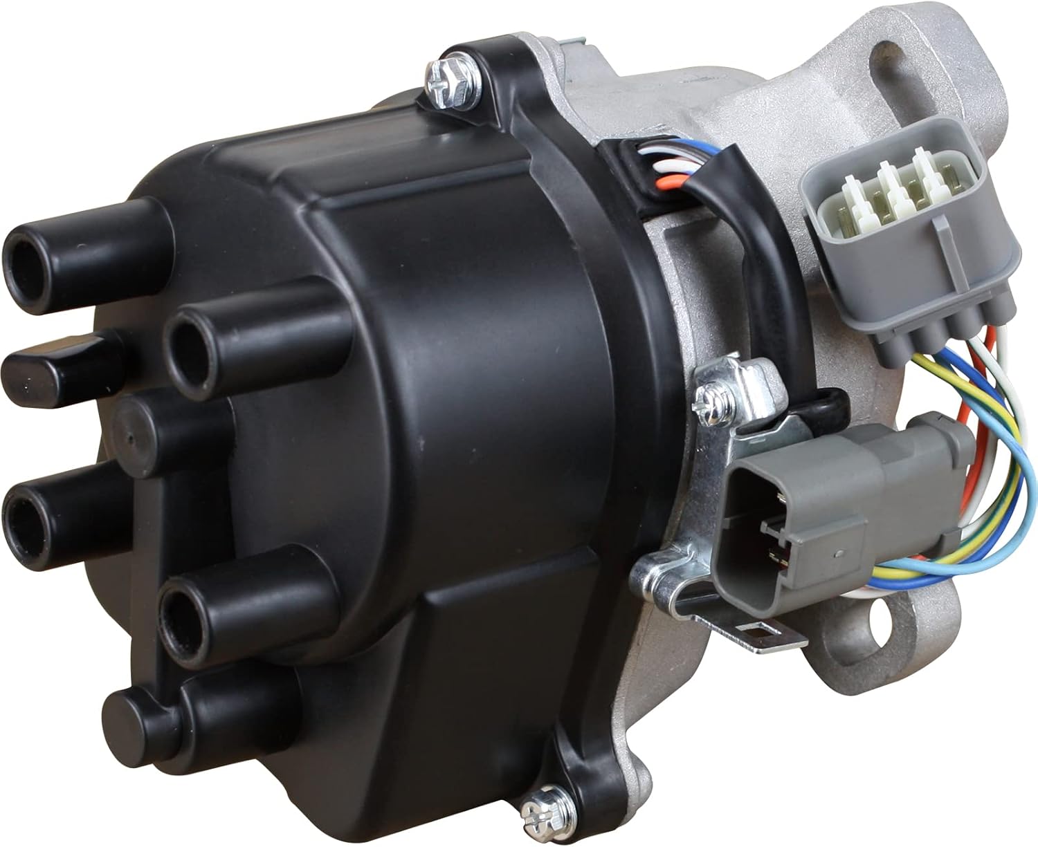 AIP Electronics Complete Premium Electronic Ignition Distributor Compatible with 1992-1995 Honda Civic 1.5L SOHC VTEC TD-42U 30100-P08-006 31-17404 OBD1 OEM Fit DTD42