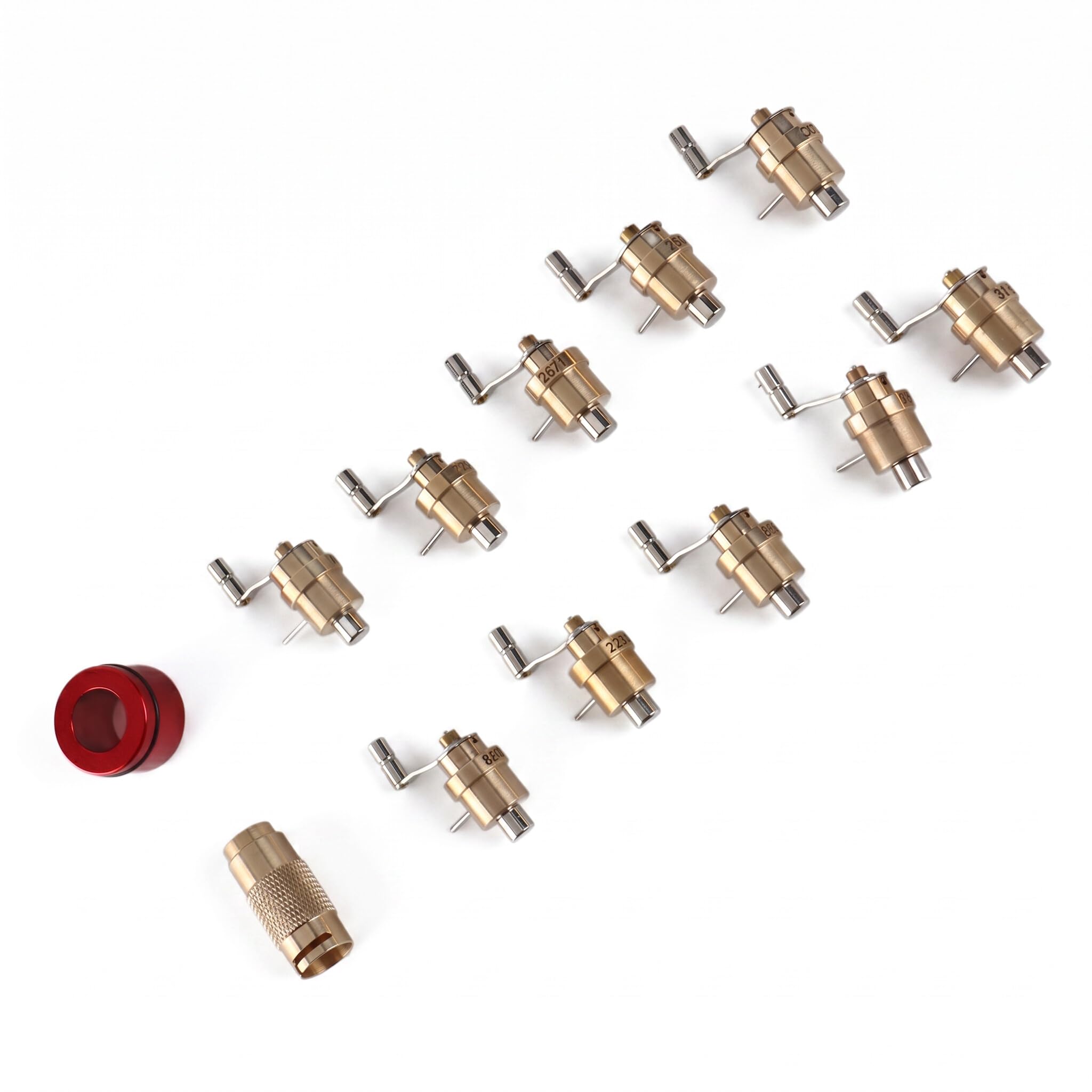 Kit De Latn Para Reparacin De Relojes De Pulsera Herramientas De Relojero Para Reparacin De Relojes 2000 enrollador del resorte de barrilete de un reloj 2671 Herramientas y kits de reparación
