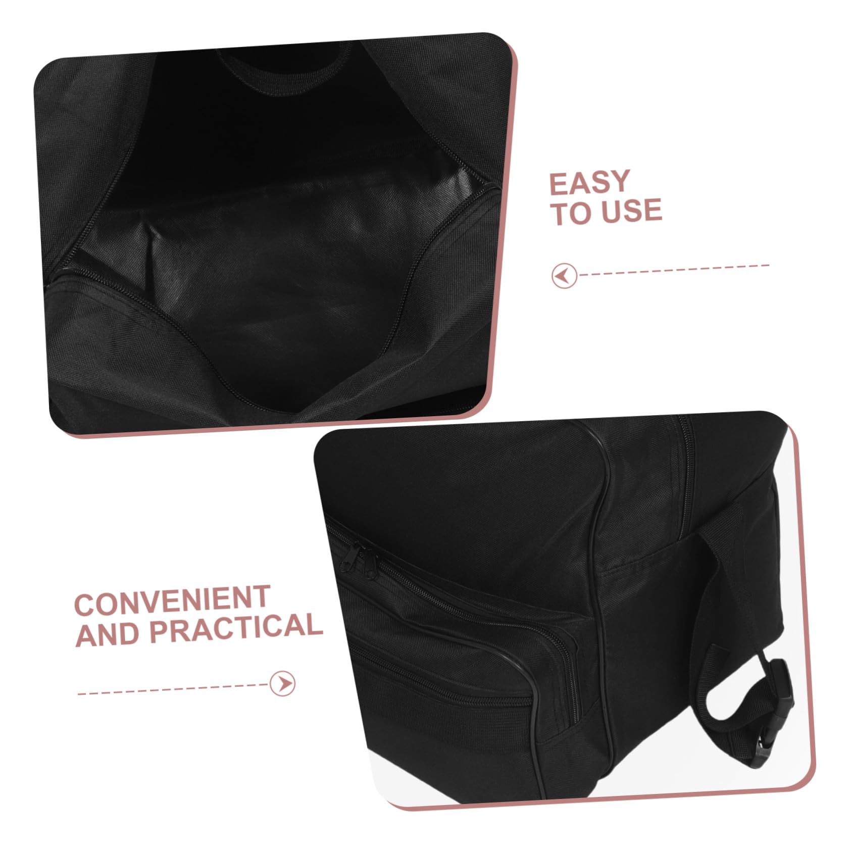 OUNONA Bolsa para Mochila Adaptativa Ligera con Múltiples Compartimentos Fácil Instalación para Andadores y Cochecitos Almacenamiento de Viaje Grande