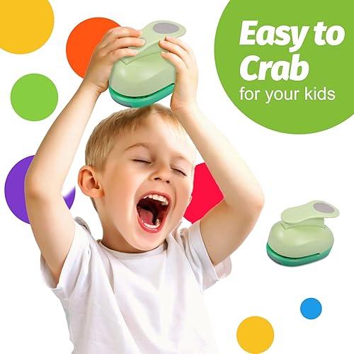 Miniatura 56 de UCEC Perforadora circular, perforadora circular de 1.25 pulgadas, perforadora de papel, perforadora de papel hecha a mano para manualidades