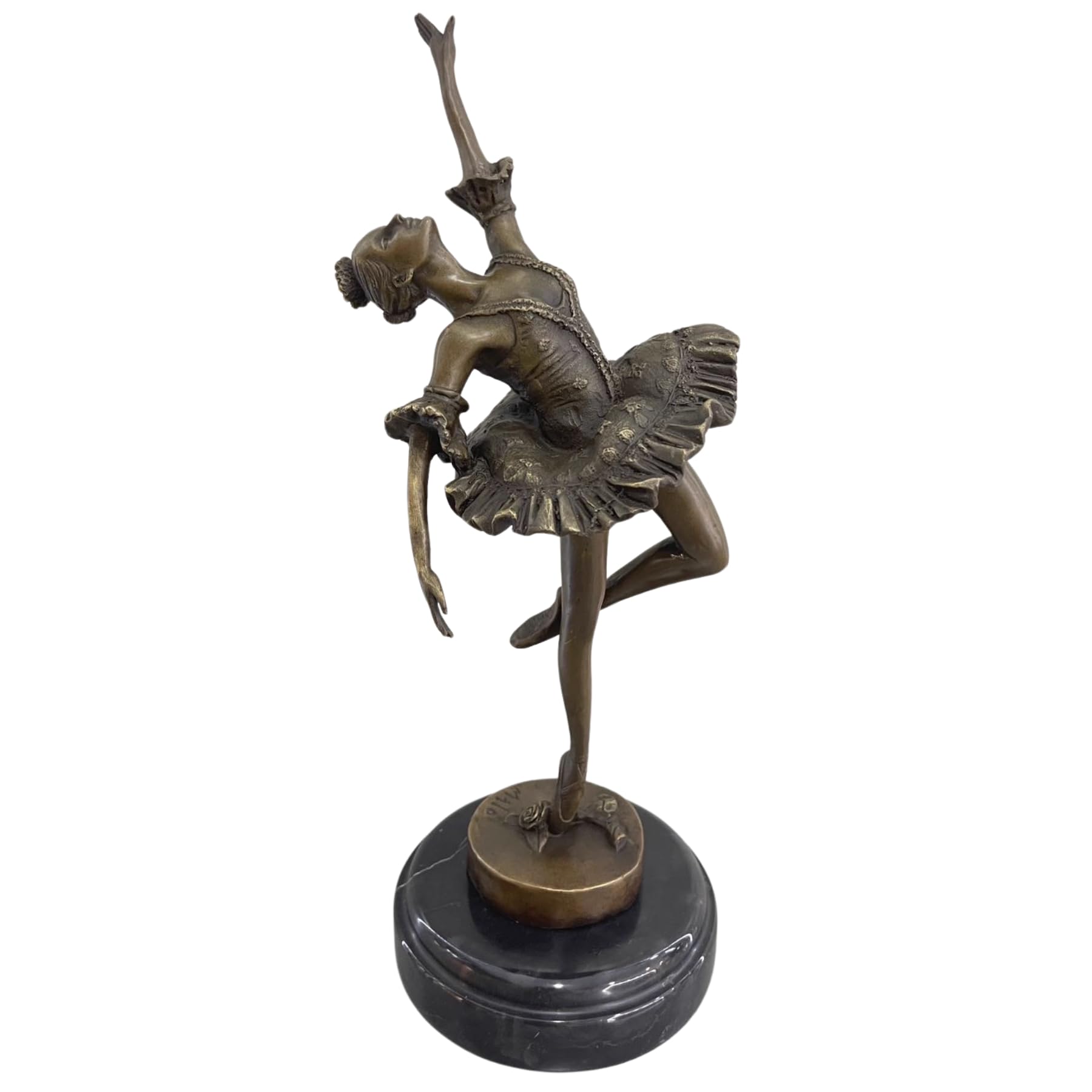 Aottsd Bronze Perseus Pegasus Sculpture Greek Myth Home Office Collectible Decor 17.7In