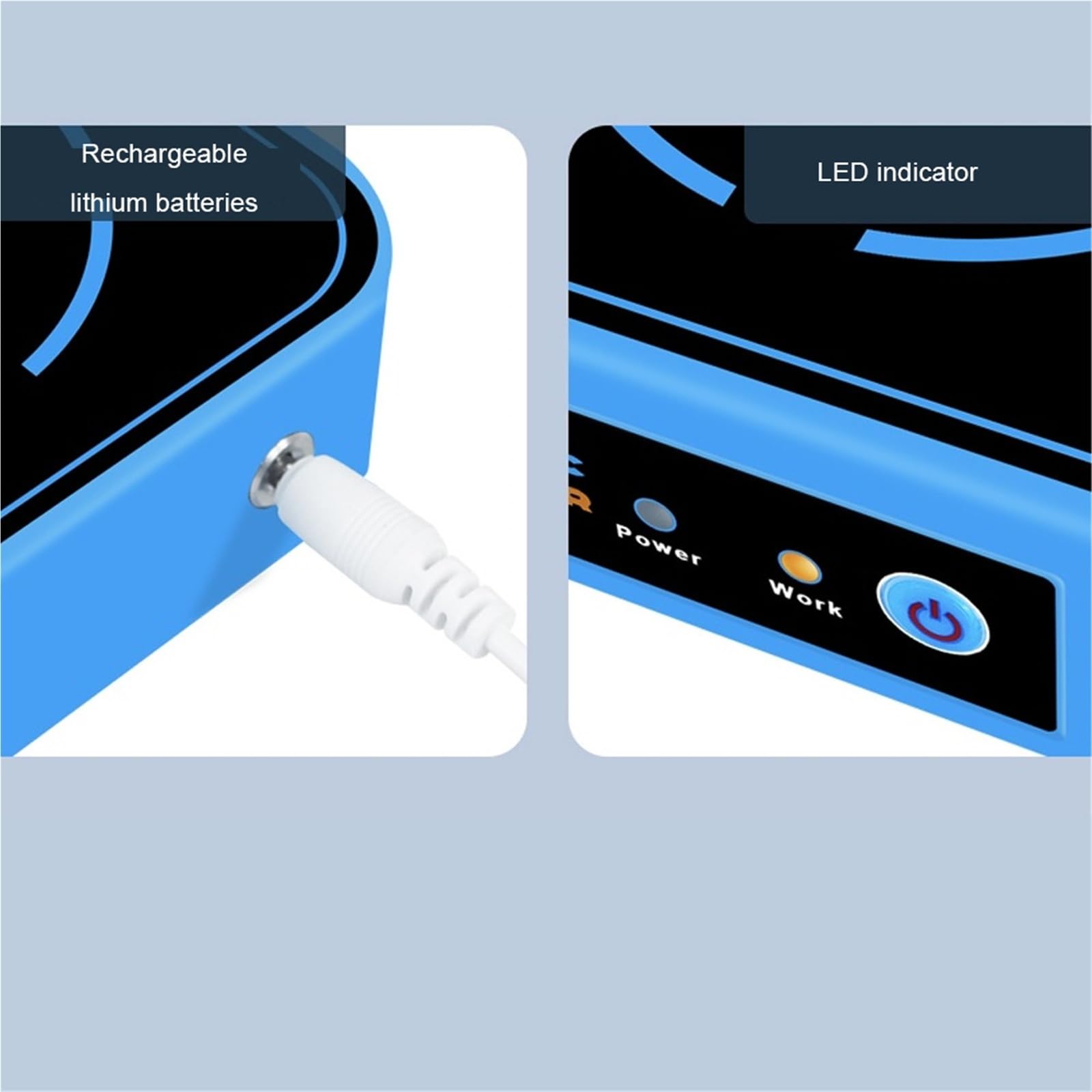 Centrifuga Mini agitatore magnetico ricaricabile 3000 giri/min 1200 mAh batteria agli ioni di litio con 2 barre agitazione miscelatore da laboratorio