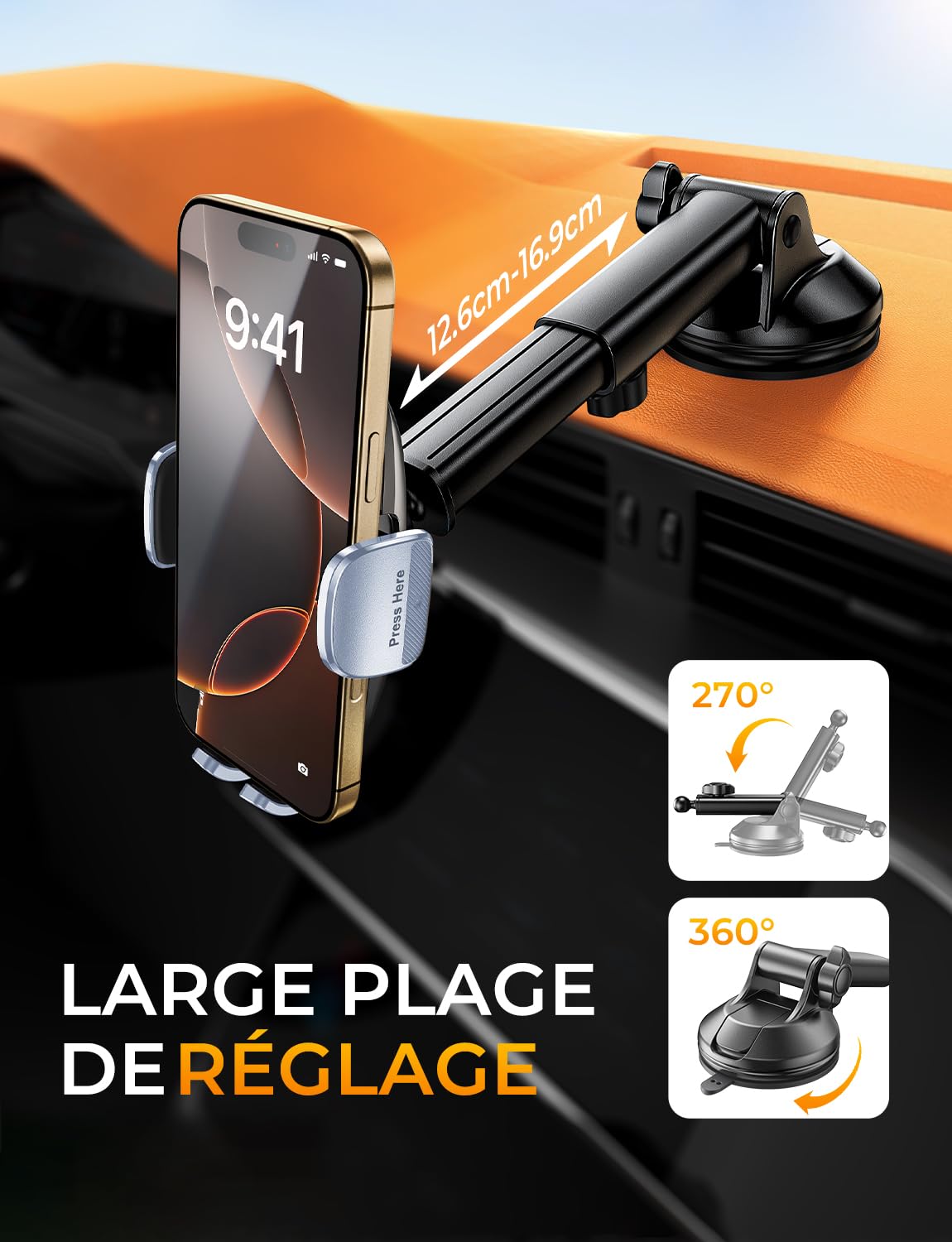 CIRYCASE Support Telephone Voiture