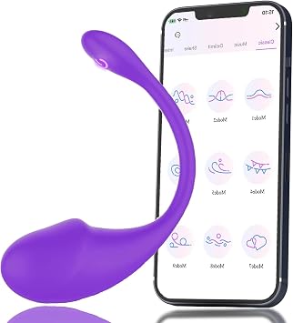 Portable Bluetooth Remote Control Massager, Soft Silicone, Multi-Mode Vibration Design with 10 Settings for Everyday Relaxation Model-T109