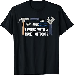 Handyman Shirt Men Electrician Gift Hardware Repair Mechanic T-Shirt