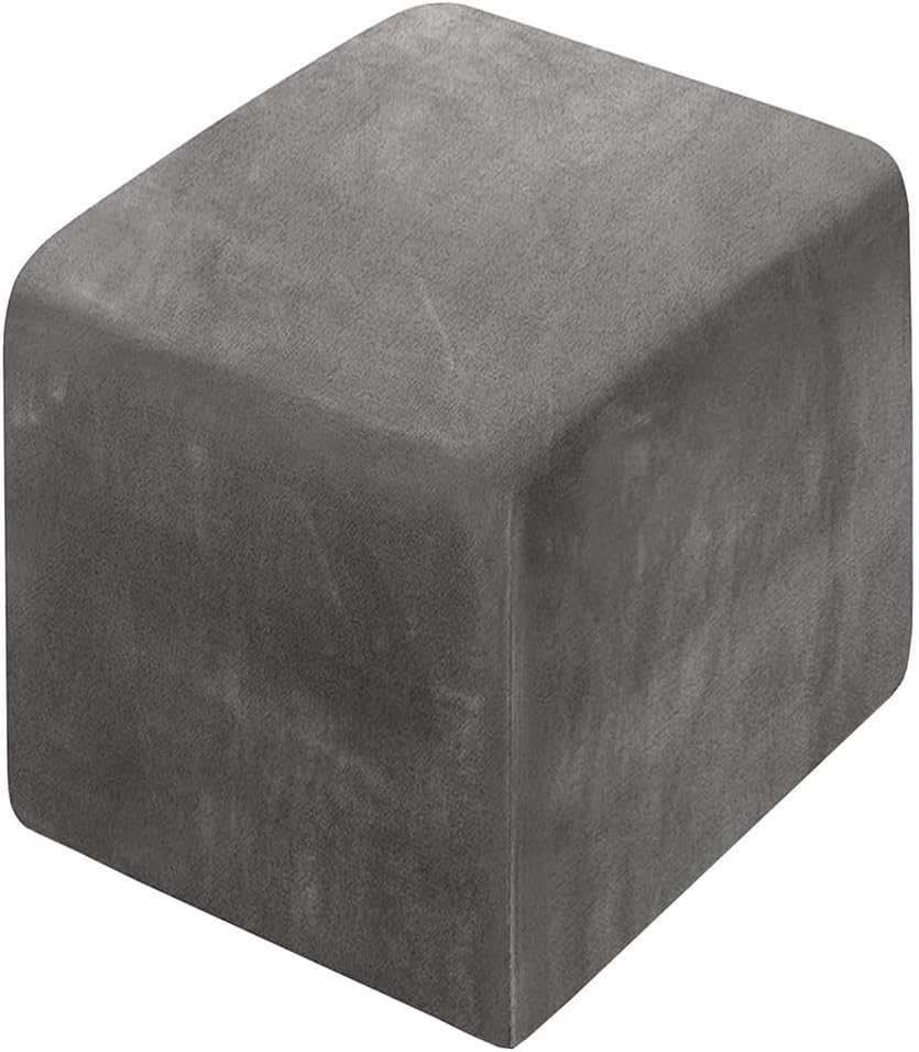 Ottoman Covers Slipcovers Square Round Small Large Footrest Stool Stretch Storage Stool Ottoman Cover Footrest Foot Stool Cover Furniture Protector(#19,95x95x45cm)