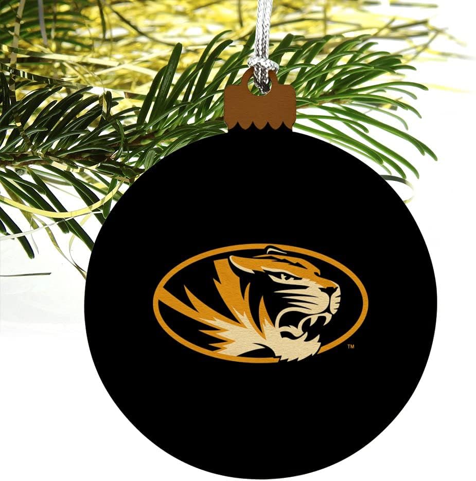 GRAPHICS & MORE University of Missouri Primary Logo Wood Christmas Tree Holiday Ornament - Image 4