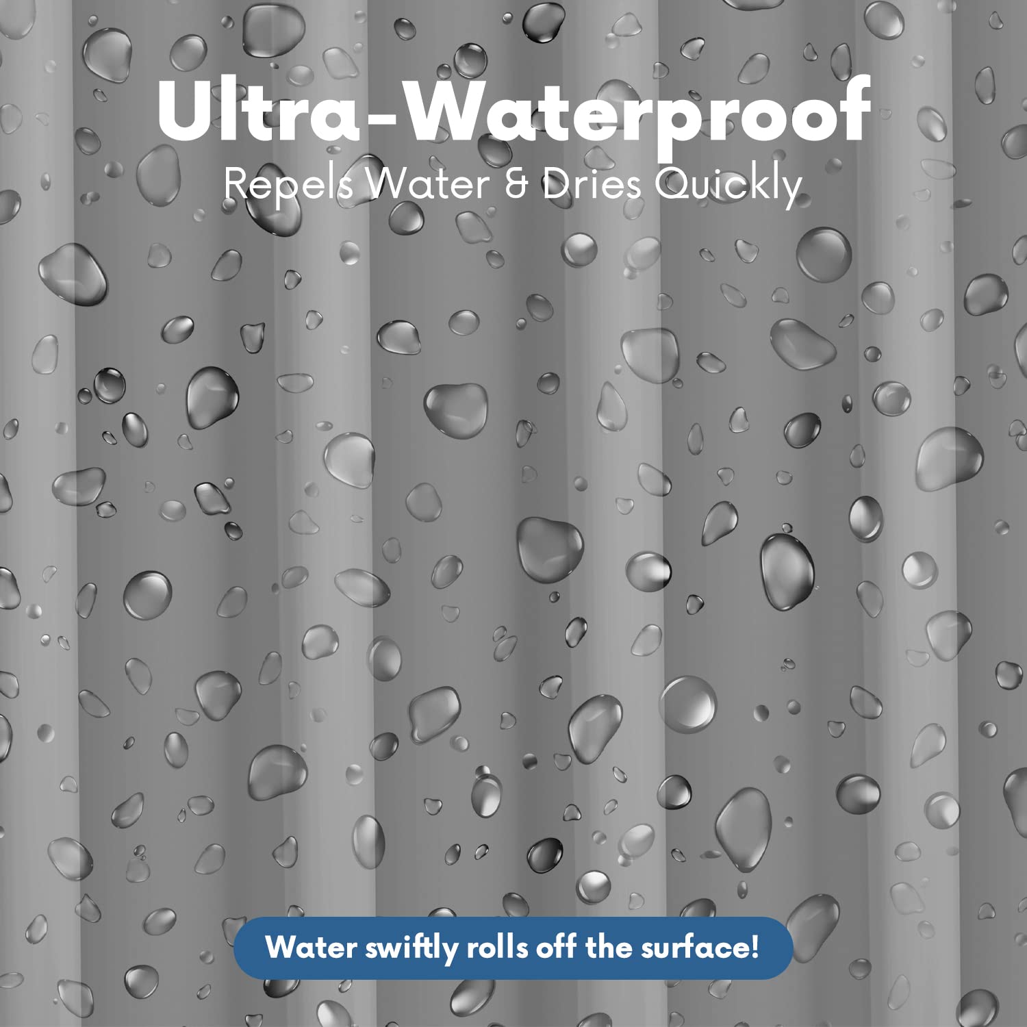 ChloropLastid Rideau De Douche Amusant En Polyester Imperméable Avec 12 Crochets Motif Tortue De