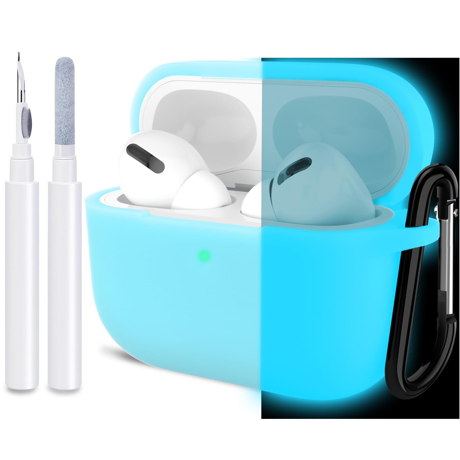 AirPods 第2世代 第1世代 ケース シリコン (ブルー) Amazon.co.jp: ATUAT AirPods Pro 第1/第2世代ケースカバー 保護