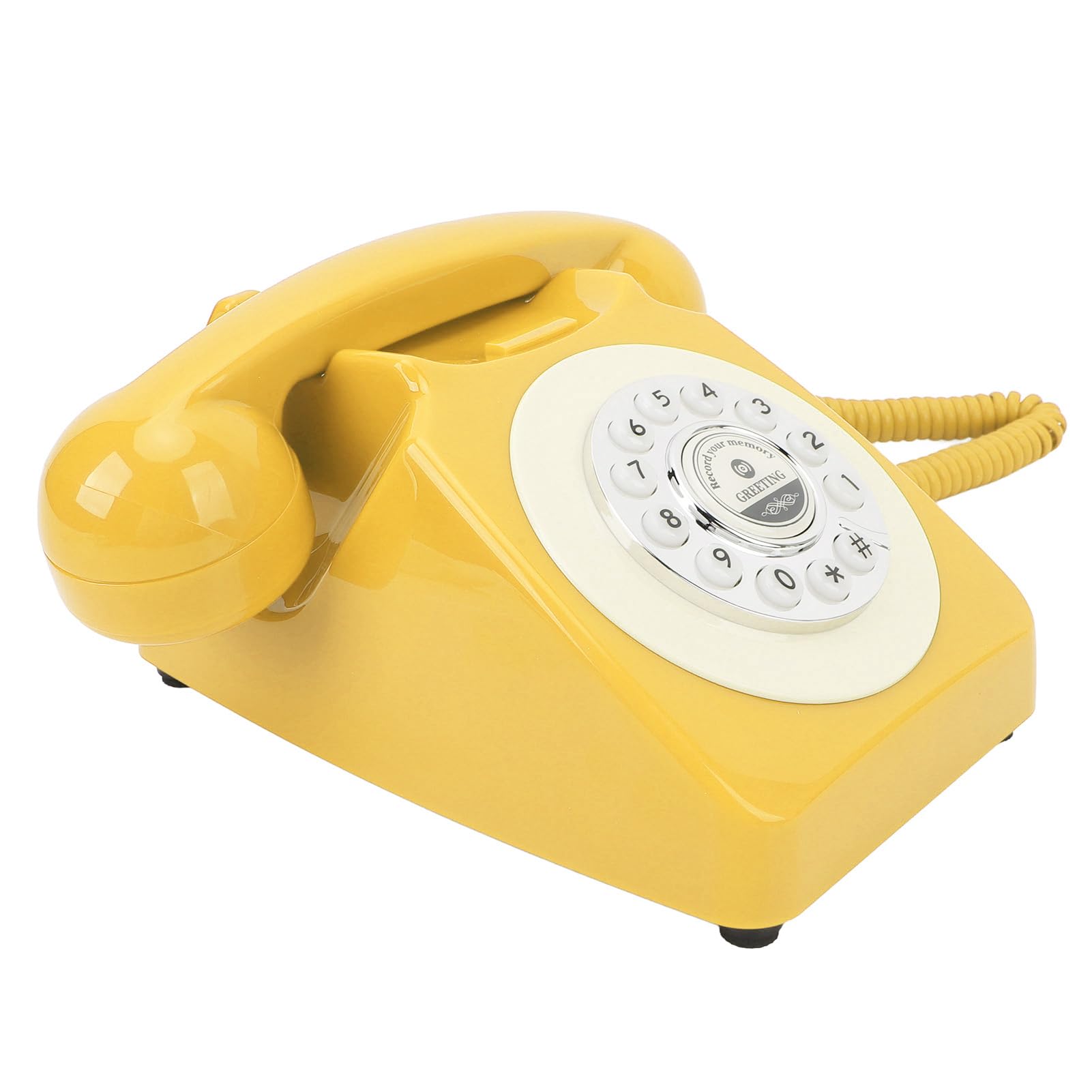 Księga Gości Audio do Telefonu, Wszechstronna pamięć 8 GB, Wygodna Księga Gości Audio na imprezę (Żółty)
