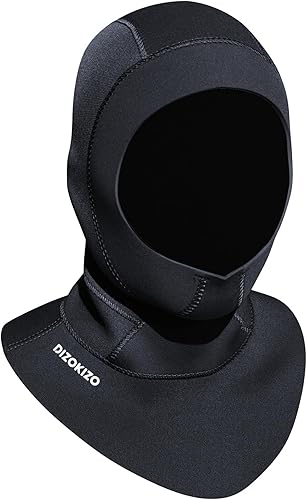Capucha de buceo de neopreno térmico de 0.118 pulgadas para hombres y mujeres, gorro de neopreno para esnórquel, kayak, vela, surf con ventilación