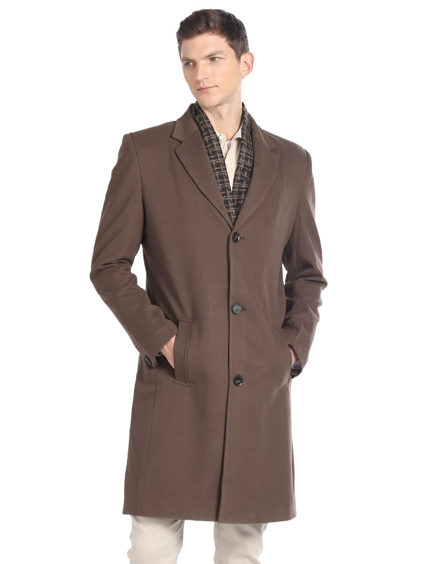 arrow Men's Polyester Standard Length Trench Coat-picture-15