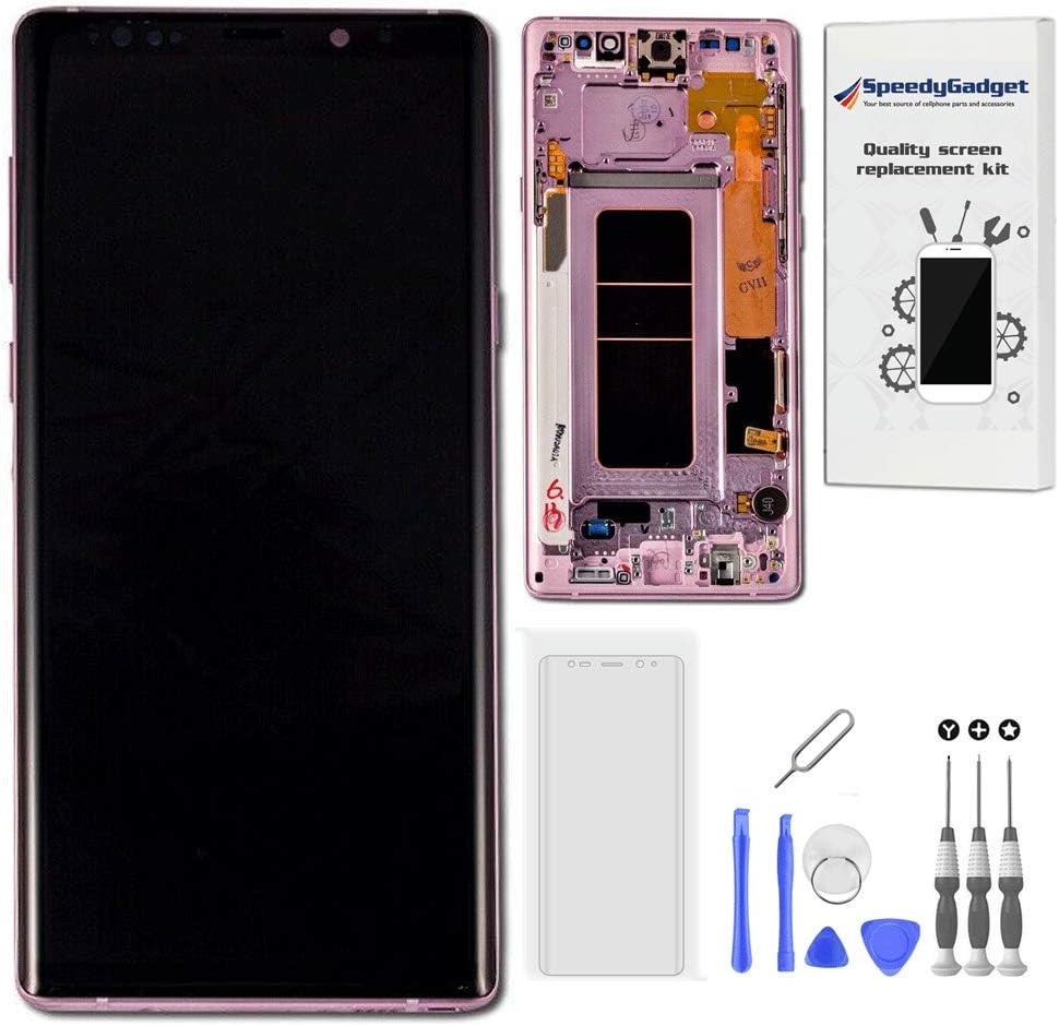 Flаѕh Sаlе Buу 1 gеt 1 [Lavender Purple Frame] AMOLED Screen Display Touch Digitizer LCD Replacement for Samsung Galaxy Note 9 by SpeedyGadget