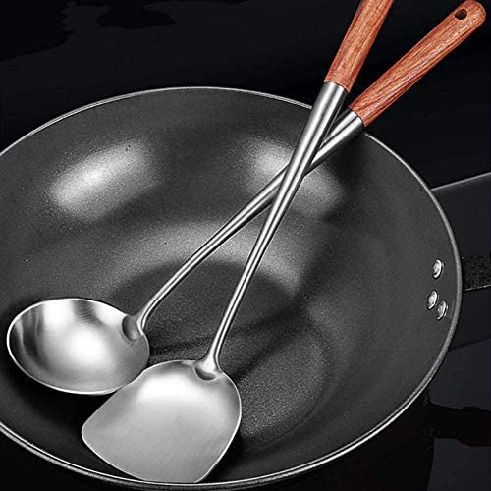 Set di spatole e mestoli per Wok, spatola per Wok, spatola per Wok in Acciaio