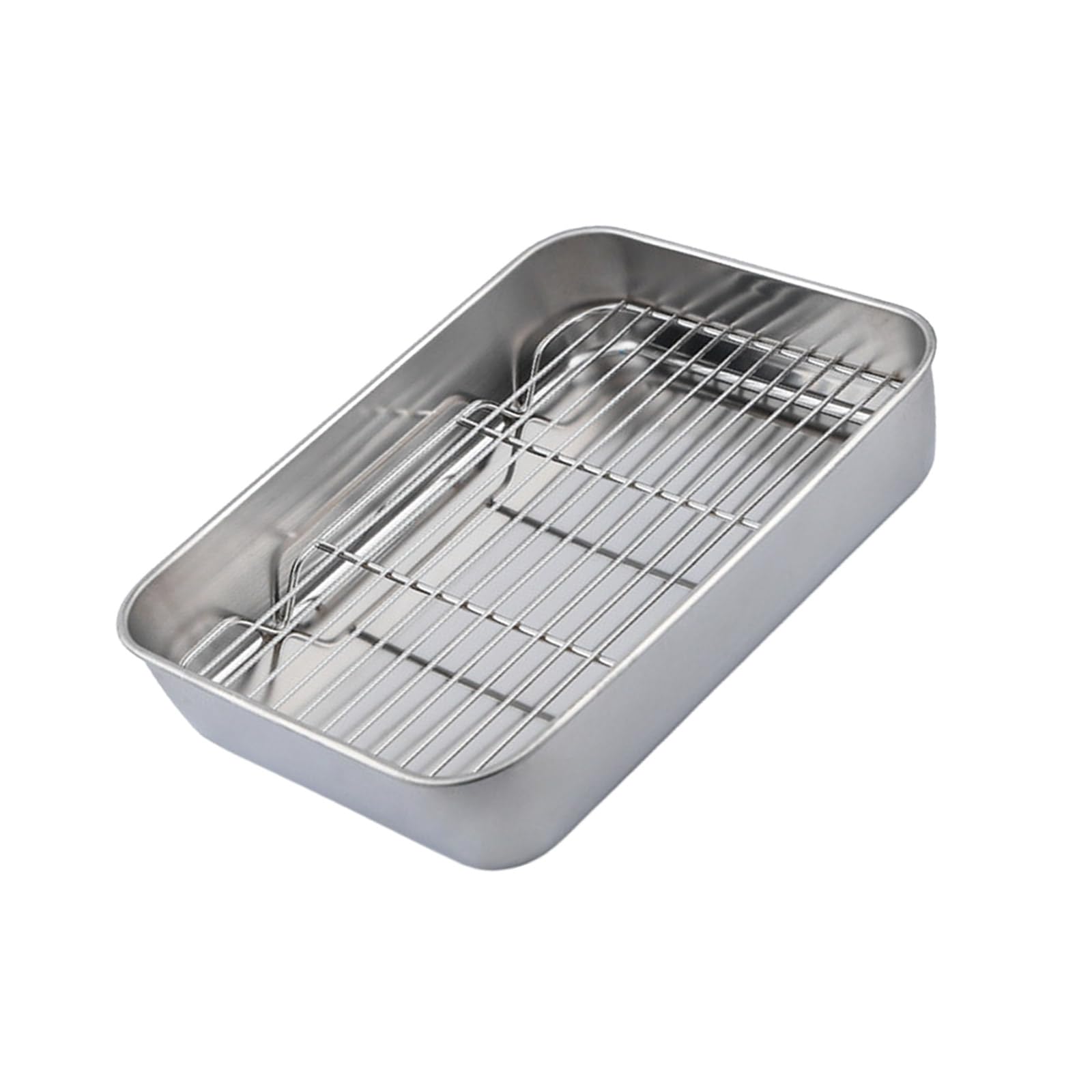 Plaque de cuisson en acier inoxydable avec grille pour une repartition de la chaleur uniforme