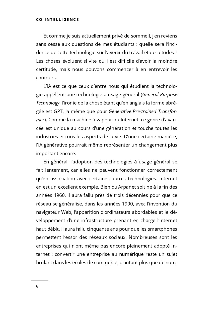 Co-intelligence - Vivre et travailler avec l'IA : machine learning, best-seller, ia, intelligence artificielle, enjeux de l'ia, découvrir l'ia, chatgpt, découvrir le fonctionnement de l'ia