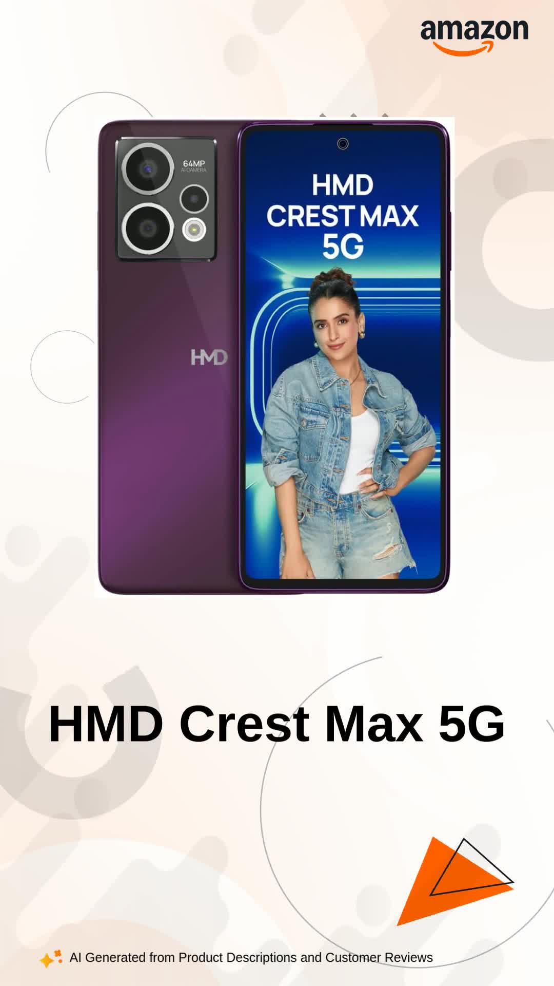 HMD Crest Max 5G Smartphone